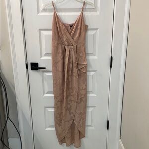 Simplee Apparel Pink High Low Sundress